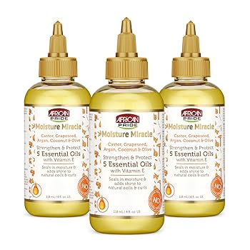 African Pride Moisture Miracle 5 Essential Oils 4 Oz