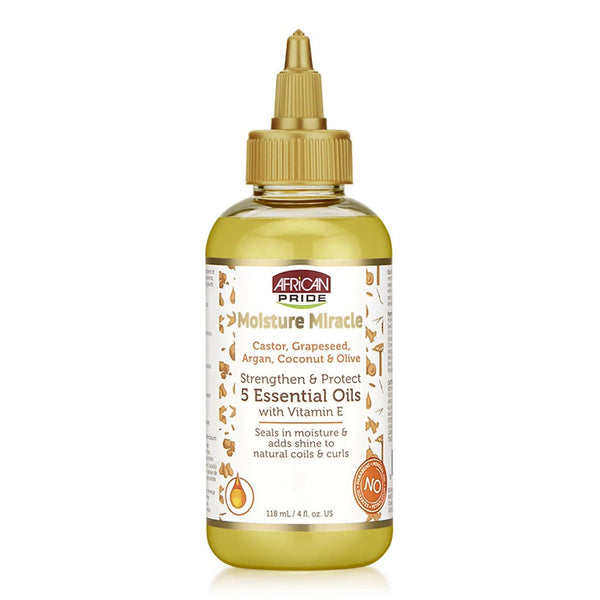 African Pride Moisture Miracle 5 Essential Oils 4 Oz
