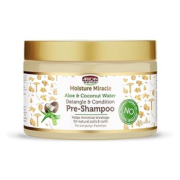 African Pride Moisture Miracle Pre-Shampoo, 12 Fl Oz