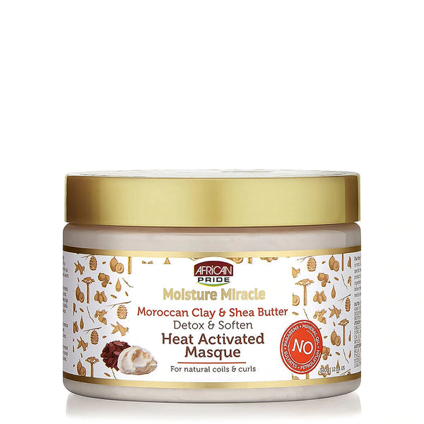 African Pride Moroccan Clay & Shea Butter Masque 12oz