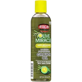 African Pride Olive Miracle Growth Oil, 8 oz.