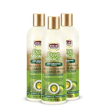 African Pride Olive Miracle Leave-In Conditioner 12 Oz