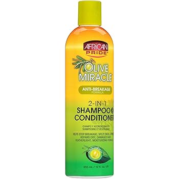 African Pride Olive Miracle Shampoo Conditioner 2 in 1