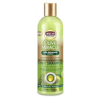 African Pride Olive Miracle Shampoo Conditioner 2 in 1