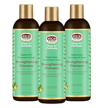 African Pride Strengthening Shampoo 12 Fl Oz Pack of 1