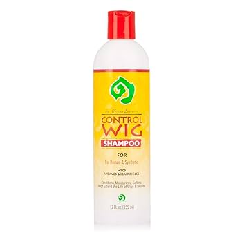 Afro Control Wig Shampoo for Human & Synthetic Hair 12 Oz