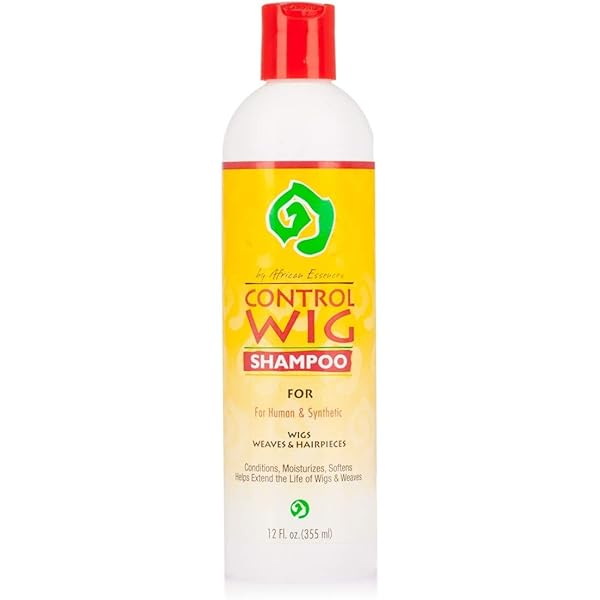 Afro Control Wig Shampoo for Human & Synthetic Hair 12 Oz