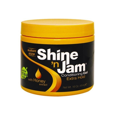 AmPro Shine-N-Jam Conditioning Gel Extra Hold, 16 Oz