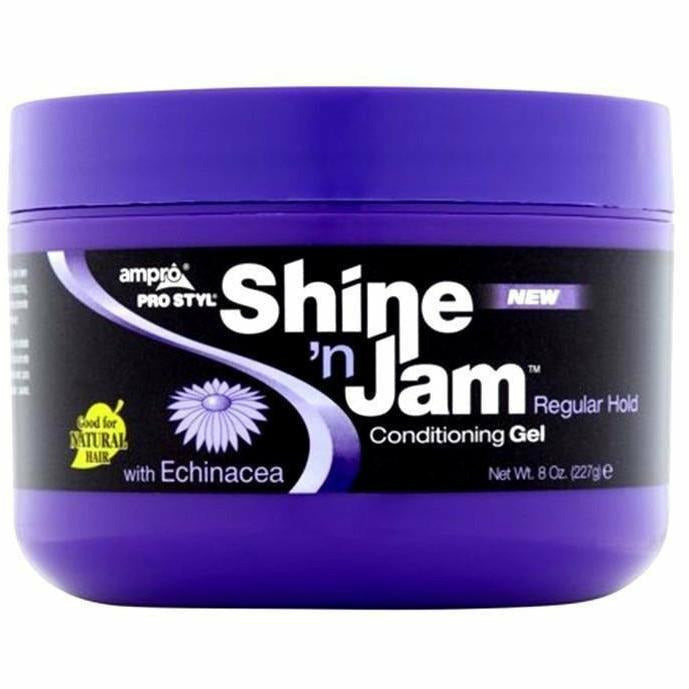 AmPro Shine-N-Jam Regular Hold Gel, Large 8 Oz