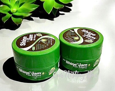 AmPro Shine-N-Jam Silk Edges Gel, 2.25 Oz