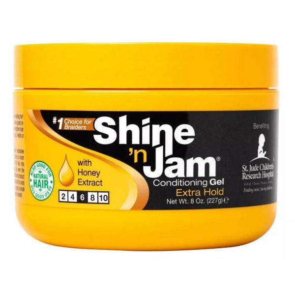 AmPro Shine N Jam Extra Hold Conditioning Gel, 4 Oz