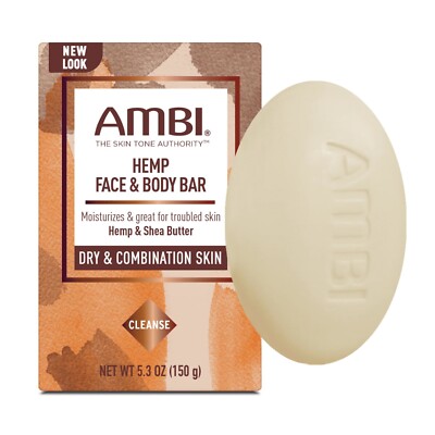 Ambi Hemp Face & Body Bar, 5.3 OZ