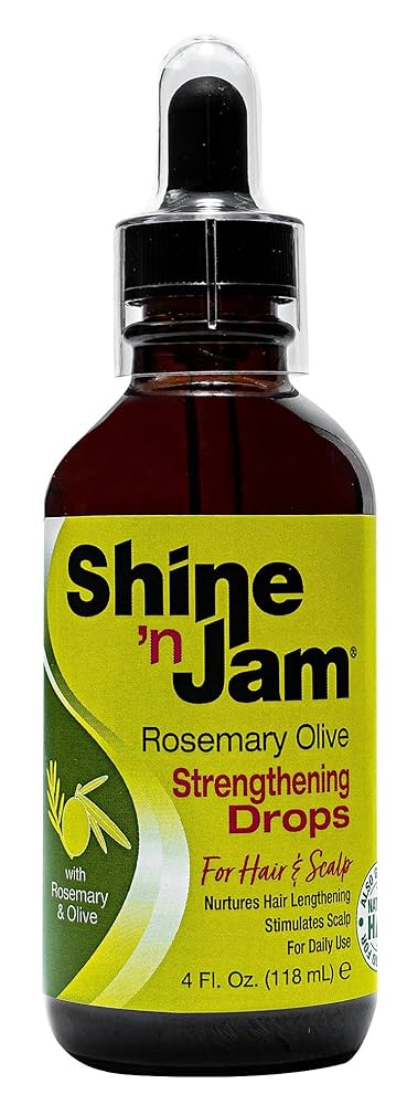 Ampro Shine N' Jam Hair Drops Rosemary Olive 4 OZ