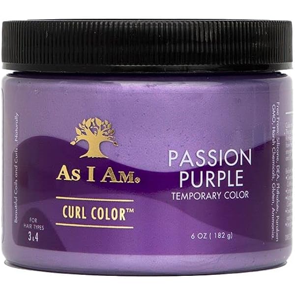 As I Am Curl Color Passion Purple, 6 Oz