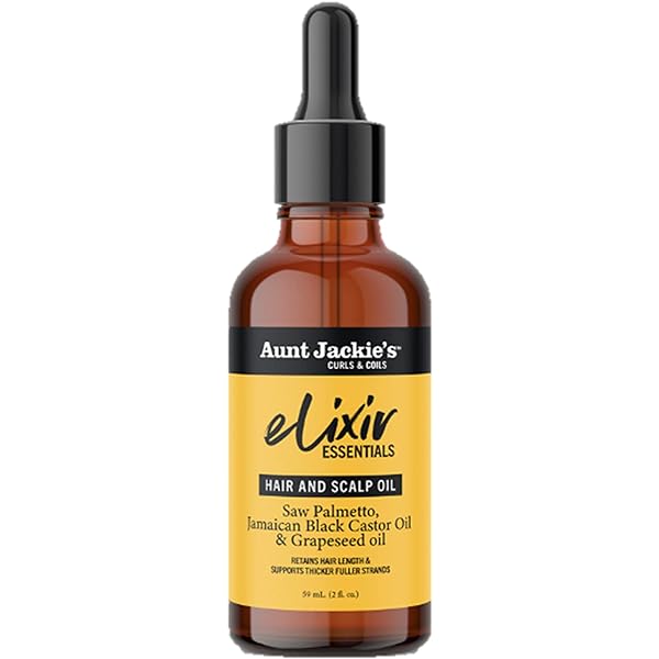 Aunt Jackie's Elixir Hair & Scalp Oil, 2 OZ Pack of 1