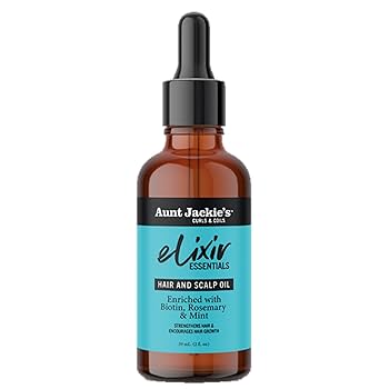 Aunt Jackie's Elixir Hair & Scalp Oil, 2 OZ Pack of 1