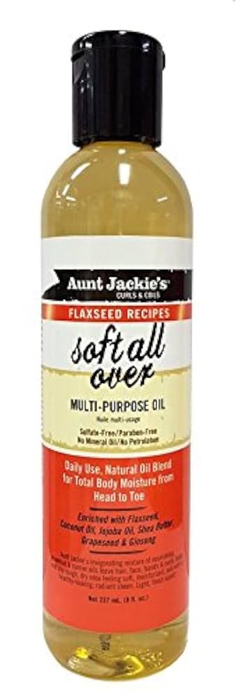 Aunt Jackie's Flaxseed Multi-Purpose Oil 8oz