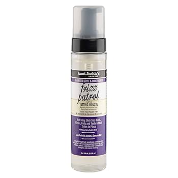 Aunt Jackie's Frizz Patrol Setting Mousse 8.5 Oz