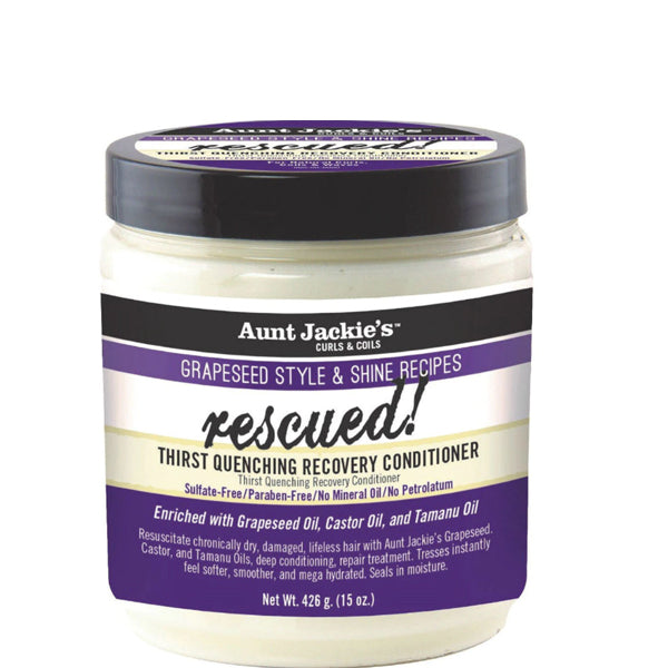 Aunt Jackie's Grapeseed Rescued Conditioner, 15 Oz