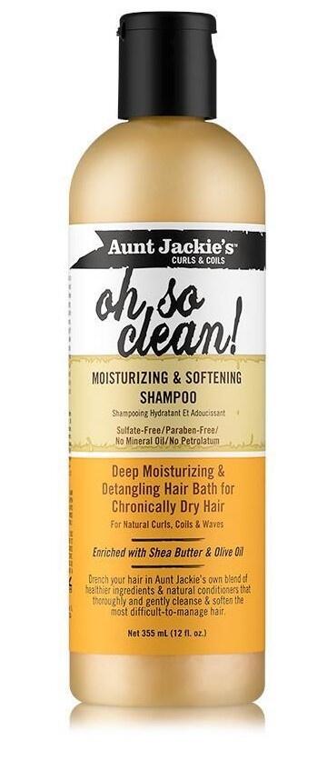Aunt Jackie's Oh So Clean Shampoo 355ml Moisturising & Softening