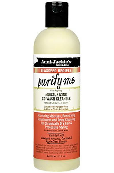 Aunt Jackie's Purify Co-Wash Cleanser, Small 12oz