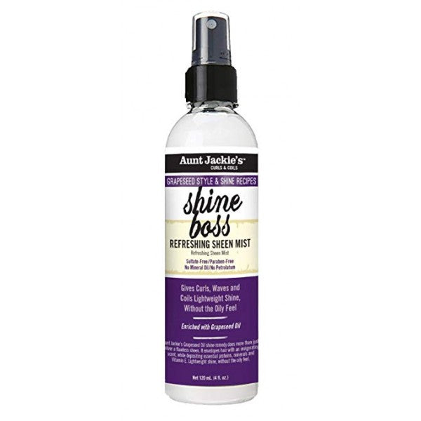 Aunt Jackie's Shine Boss Grapeseed 118ml