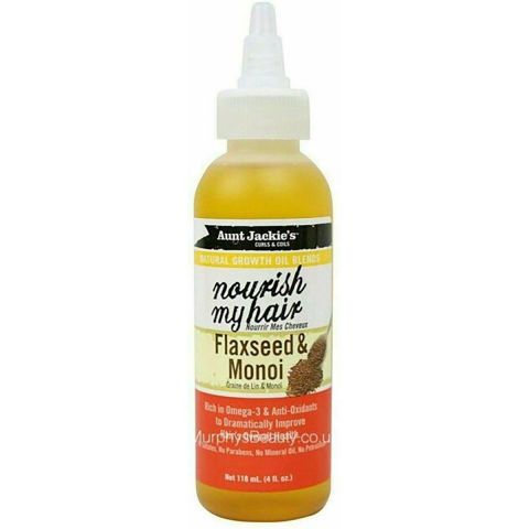 Aunt Jackies Nourish My Hair Flaxseed & Monoi 4oz
