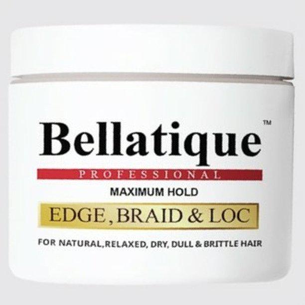BELLATIQUE Edge Control & Braiding Gel, Maximum Hold 4 Oz