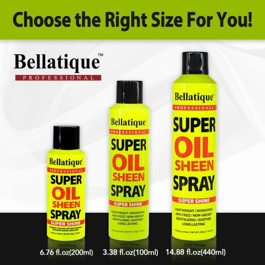 BELLATIQUE Super Oil Sheen Spray 14.88 Oz
