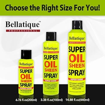 BELLATIQUE Super Oil Sheen Spray 14.88 Oz