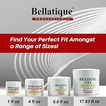Bellatique Edge Braid & Loc Gel Maximum Hold 8.8oz