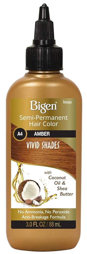 Bigen Amber Coconut Oil & Shea Butter Hair Color 3 Oz.