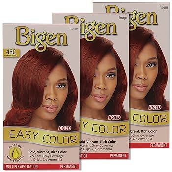 Bigen Cinnamon Spice Permanent Hair Color Kit with Aloe & Olive Oil