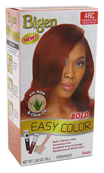 Bigen Cinnamon Spice Permanent Hair Color Kit with Aloe & Olive Oil