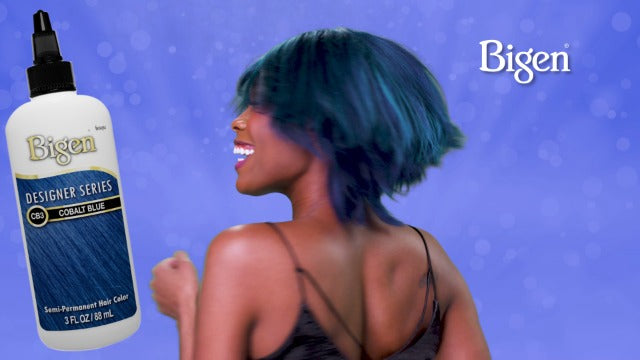 Bigen Cobalt Blue Semi-Permanent Hair Color, 3 Fl Oz