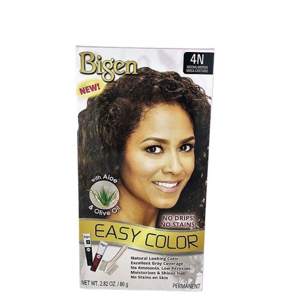 Bigen Easy Color Hair Dye Natural Black with Aloe, Olive Oil