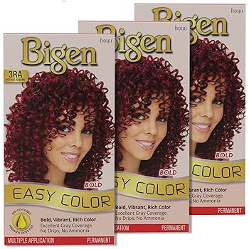 Bigen Intense Auburn Permanent Hair Color Kit with Aloe