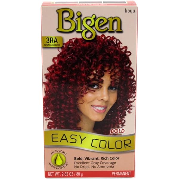 Bigen Intense Auburn Permanent Hair Color Kit with Aloe