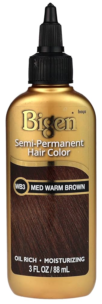 Bigen Medium Warm Brown Semi Permanent Hair Color