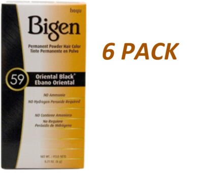 Bigen Oriental Black Hair Color Powder .21 Oz