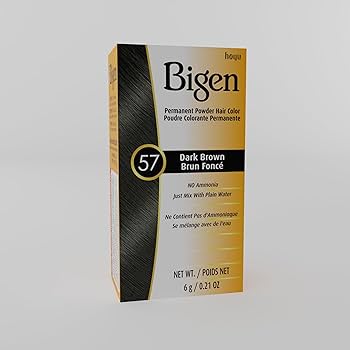 Bigen Permanent Powder Hair Color 57 Dark Brown