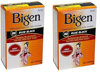 Bigen Permanent Powder Hair Color Oriental Black, 1 Ea