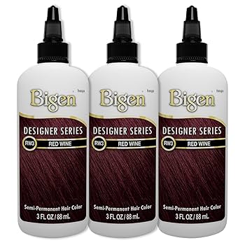 Bigen Red Wine Semi-Permanent Hair Color, 3 Fl Oz