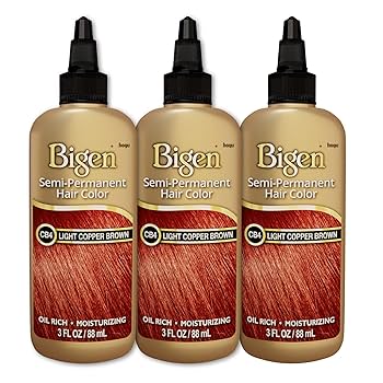 Bigen Rich Auburn Semi Permanent Hair Color, 3 Fl Oz