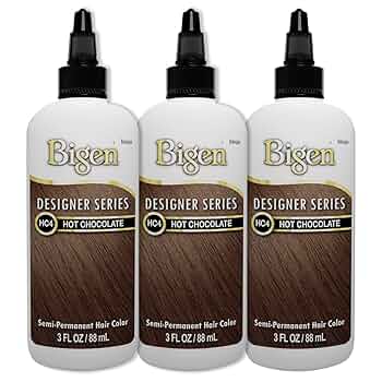 Bigen Semi-Permanent Hair Color, Hot Chocolate, 3 Fl Oz