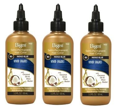Bigen Semi-Permanent Haircolor Indigo Blue 3 Oz
