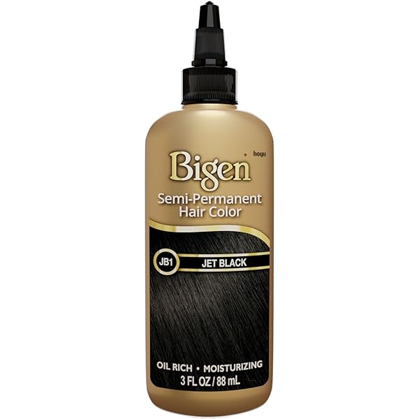 Bigen Semi-Permanent Haircolor Jet Black 3 oz,