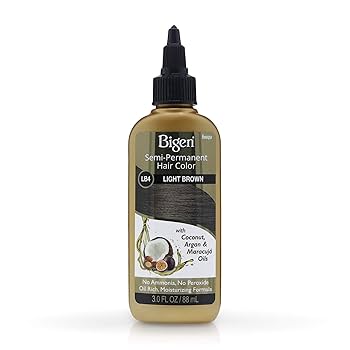 Bigen Semi-Permanent Haircolor Light Brown 3 Oz (88ml)