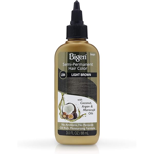 Bigen Semi-Permanent Haircolor Light Brown 3 Oz (88ml)