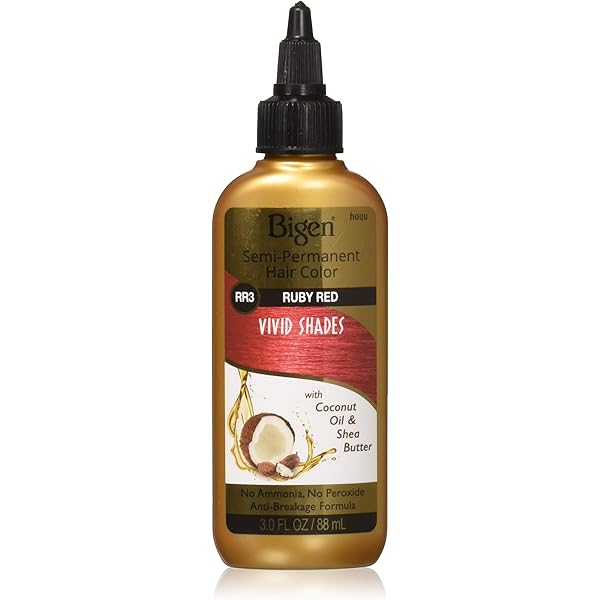 Bigen Semi Permanent Hair Color Ruby Red, 3 Fl Oz